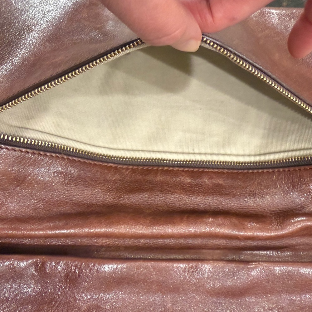 Tory Burch Chocolate Leather Chain Bag - Picture 6 of 6
